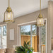 Pendant Z-Lite 337MP-HBR Heritage Brass Burren 1 Light Pendant Z-Lite