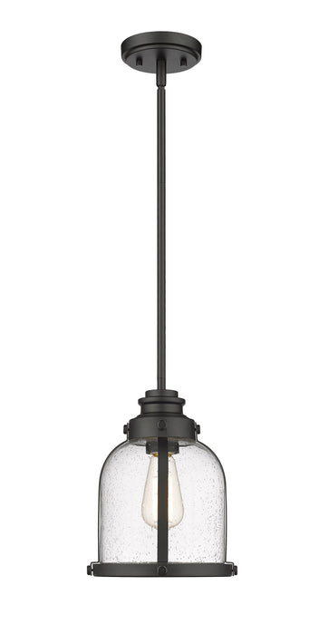 Pendant Z-Lite 337MP-MB Matte Black Burren 1 Light Pendant Z-Lite