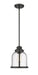 Pendant Z-Lite 337MP-MB Matte Black Burren 1 Light Pendant Z-Lite