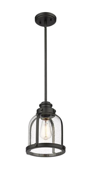 Pendant Z-Lite 337MP-MB Matte Black Burren 1 Light Pendant Z-Lite