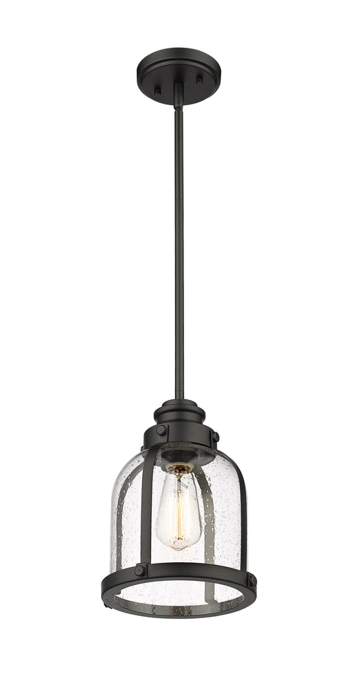 Pendant Z-Lite 337MP-MB Matte Black Burren 1 Light Pendant Z-Lite