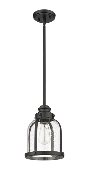 Pendant Z-Lite 337MP-MB Matte Black Burren 1 Light Pendant Z-Lite