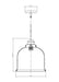 Pendant Z-Lite 337P12HBR Heritage Brass Burren 1 Light Pendant Z-Lite
