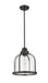Pendant Z-Lite 337P12MB Matte Black Burren 1 Light Pendant Z-Lite