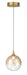 Eurofase 50251-032 Iissa 6" Gold LED Pendant Light