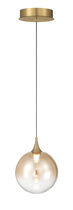 Eurofase 50251-032 Iissa 6" Gold LED Pendant Light