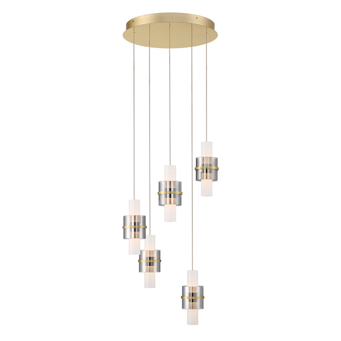 Eurofase 45594-014 Rola 18" Gold LED Chandelier