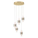 Eurofase 45594-014 Rola 18" Gold LED Chandelier