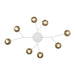 Eurofase 45714-023 Torcia 36" Matte White LED Chandelier