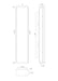 Eurofase 50113-019 Dulton 42" Matte Black LED Outdoor Wall Light