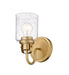 Wall Sconce Z-Lite 340-1S-HG Heirloom Gold Kinsley 1 Light Wall Sconce Z-Lite