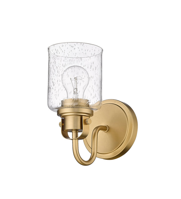 Wall Sconce Z-Lite 340-1S-HG Heirloom Gold Kinsley 1 Light Wall Sconce Z-Lite
