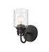 Wall Sconce Z-Lite 340-1S-MB Matte Black Kinsley 1 Light Wall Sconce Z-Lite