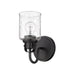 Wall Sconce Z-Lite 340-1S-MB Matte Black Kinsley 1 Light Wall Sconce Z-Lite
