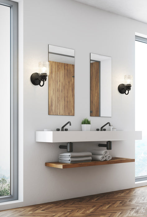 Wall Sconce Z-Lite 340-1S-MB Matte Black Kinsley 1 Light Wall Sconce Z-Lite