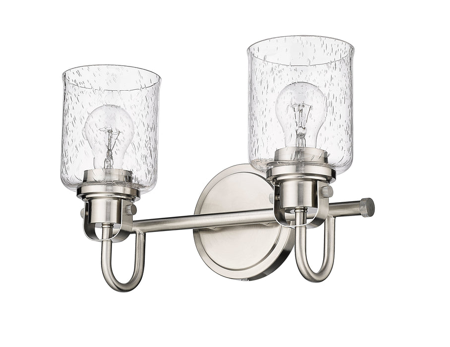 Vanity Z-Lite 340-2V-BN Brushed Nickel Kinsley 2 Light Vanity Z-Lite
