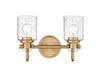 Vanity Z-Lite 340-2V-HG Heirloom Gold Kinsley 2 Light Vanity Z-Lite