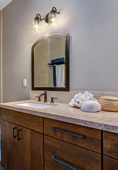 Vanity Z-Lite 340-2V-MB Matte Black Kinsley 2 Light Vanity Z-Lite