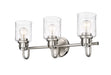 Vanity Z-Lite 340-3V-BN Brushed Nickel Kinsley 3 Light Vanity Z-Lite