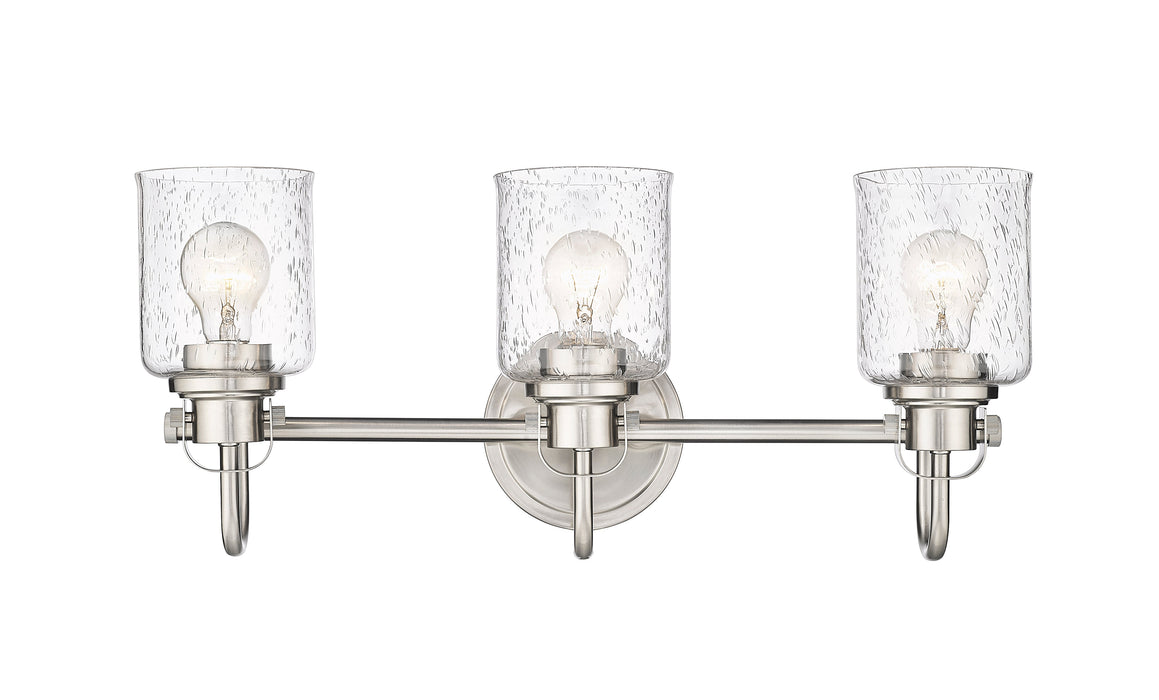 Vanity Z-Lite 340-3V-BN Brushed Nickel Kinsley 3 Light Vanity Z-Lite
