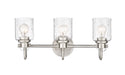 Vanity Z-Lite 340-3V-BN Brushed Nickel Kinsley 3 Light Vanity Z-Lite