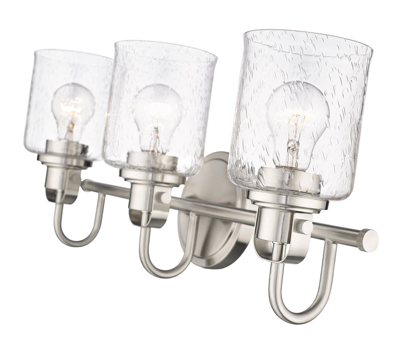 Vanity Z-Lite 340-3V-BN Brushed Nickel Kinsley 3 Light Vanity Z-Lite