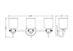 Vanity Z-Lite 340-3V-BN Brushed Nickel Kinsley 3 Light Vanity Z-Lite