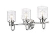 Vanity Z-Lite 340-3V-CH Chrome Kinsley 3 Light Vanity Z-Lite