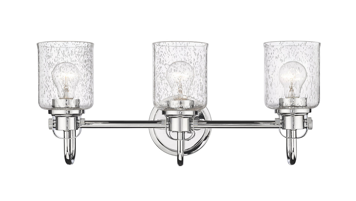Vanity Z-Lite 340-3V-CH Chrome Kinsley 3 Light Vanity Z-Lite