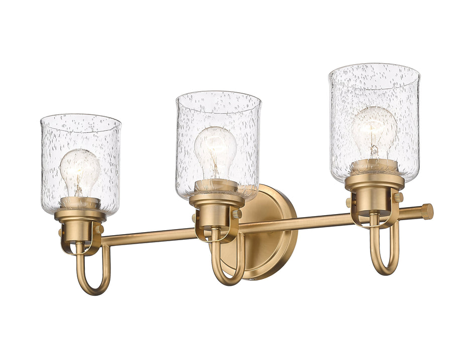 Vanity Z-Lite 340-3V-HG Heirloom Gold Kinsley 3 Light Vanity Z-Lite