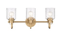 Vanity Z-Lite 340-3V-HG Heirloom Gold Kinsley 3 Light Vanity Z-Lite
