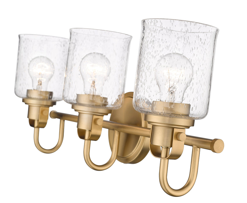 Vanity Z-Lite 340-3V-HG Heirloom Gold Kinsley 3 Light Vanity Z-Lite