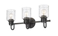 Vanity Z-Lite 340-3V-MB Matte Black Kinsley 3 Light Vanity Z-Lite