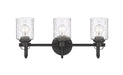Vanity Z-Lite 340-3V-MB Matte Black Kinsley 3 Light Vanity Z-Lite