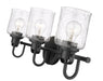 Vanity Z-Lite 340-3V-MB Matte Black Kinsley 3 Light Vanity Z-Lite