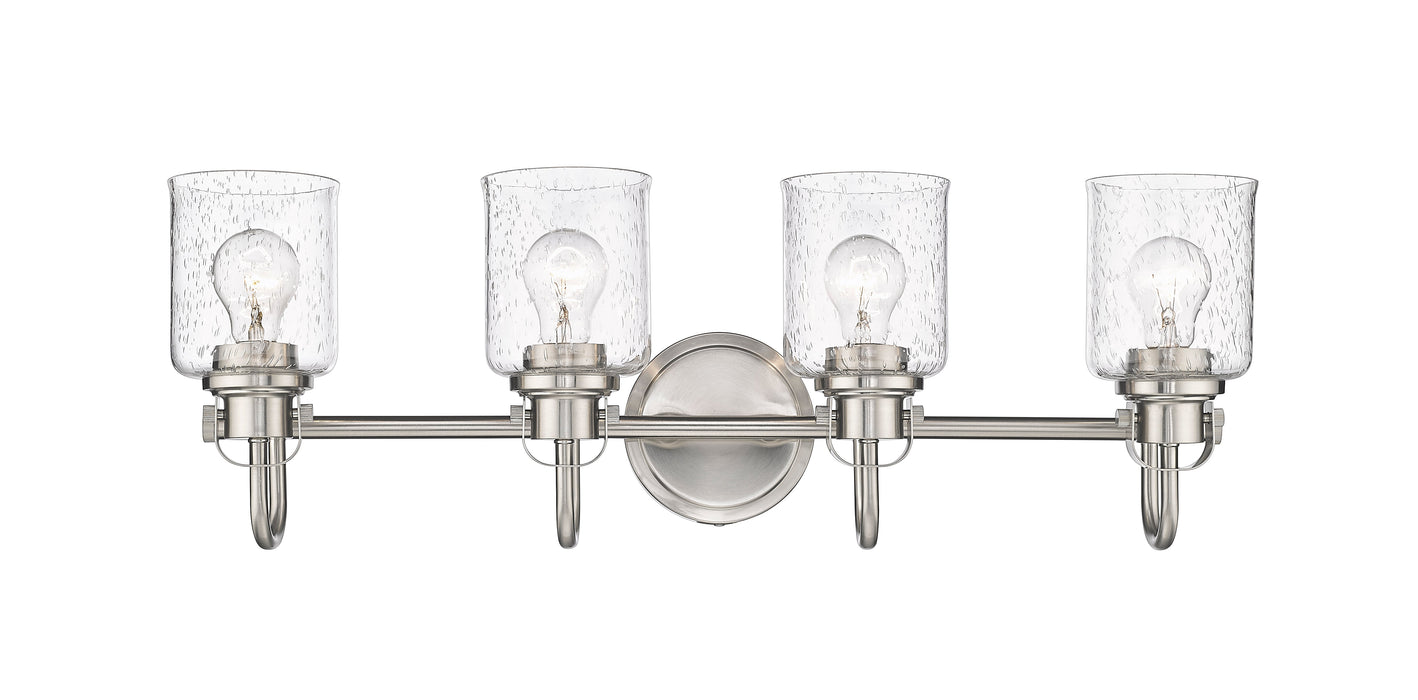 Vanity Z-Lite 340-4V-BN Brushed Nickel Kinsley 4 Light Vanity Z-Lite