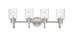 Vanity Z-Lite 340-4V-BN Brushed Nickel Kinsley 4 Light Vanity Z-Lite