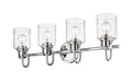 Vanity Z-Lite 340-4V-CH Chrome Kinsley 4 Light Vanity Z-Lite