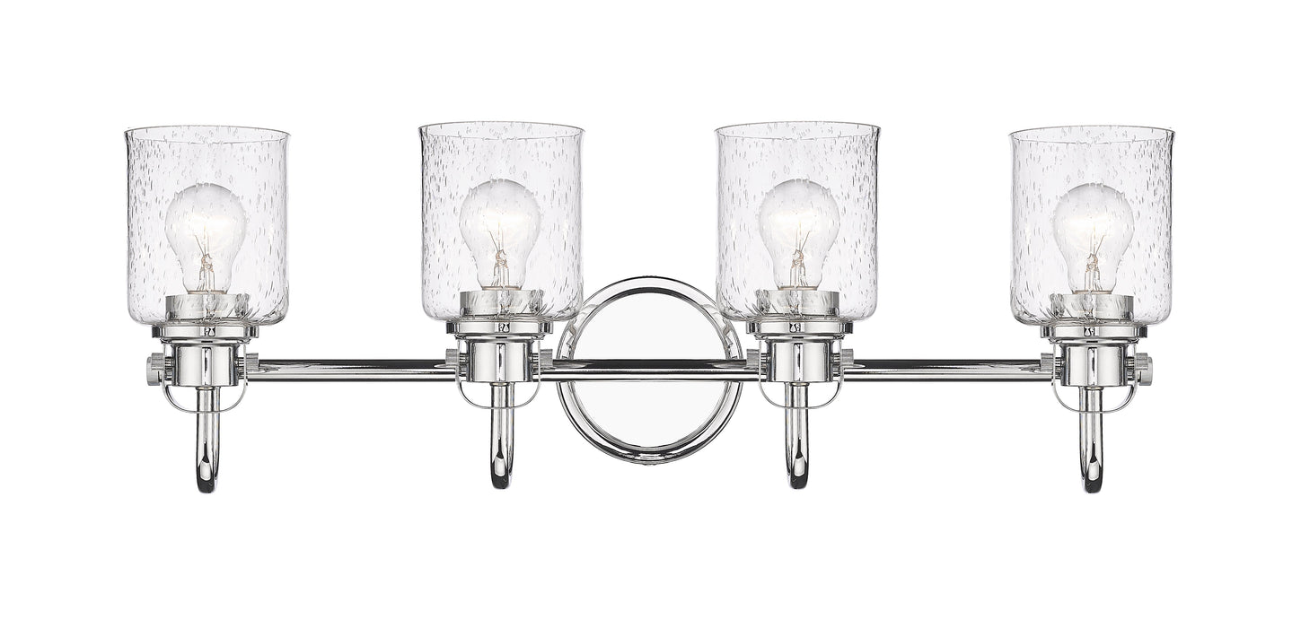 Vanity Z-Lite 340-4V-CH Chrome Kinsley 4 Light Vanity Z-Lite