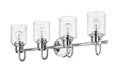 Vanity Z-Lite 340-4V-CH Chrome Kinsley 4 Light Vanity Z-Lite