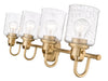 Vanity Z-Lite 340-4V-HG Heirloom Gold Kinsley 4 Light Vanity Z-Lite