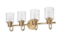 Vanity Z-Lite 340-4V-HG Heirloom Gold Kinsley 4 Light Vanity Z-Lite