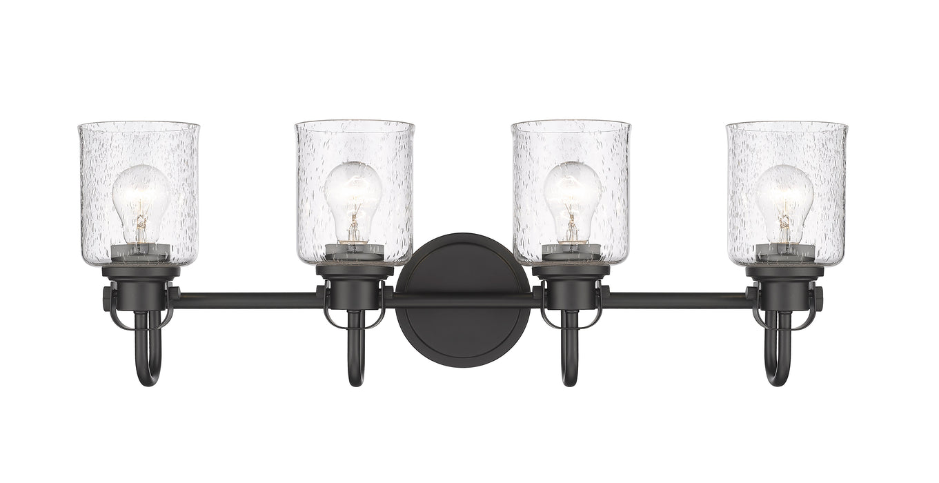 Vanity Z-Lite 340-4V-MB Matte Black Kinsley 4 Light Vanity Z-Lite