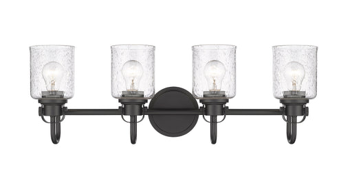 Vanity Z-Lite 340-4V-MB Matte Black Kinsley 4 Light Vanity Z-Lite