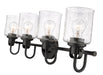 Vanity Z-Lite 340-4V-MB Matte Black Kinsley 4 Light Vanity Z-Lite