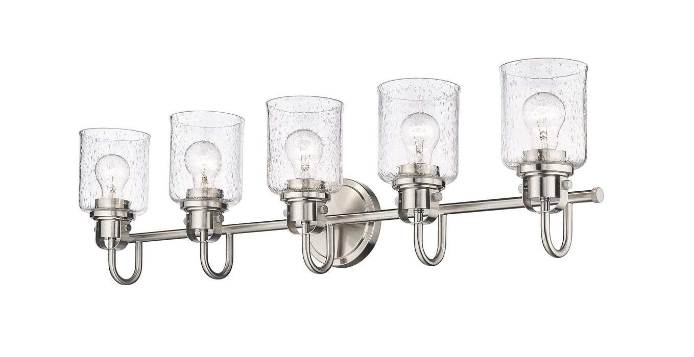 Vanity Z-Lite 340-5V-BN Brushed Nickel Kinsley 5 Light Vanity Z-Lite