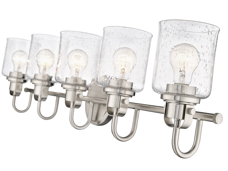 Vanity Z-Lite 340-5V-BN Brushed Nickel Kinsley 5 Light Vanity Z-Lite