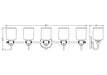Vanity Z-Lite 340-5V-BN Brushed Nickel Kinsley 5 Light Vanity Z-Lite