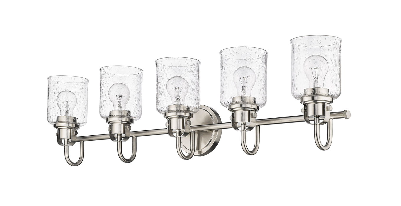 Vanity Z-Lite 340-5V-BN Brushed Nickel Kinsley 5 Light Vanity Z-Lite