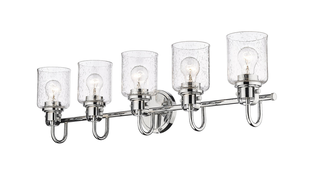 Vanity Z-Lite 340-5V-CH Chrome Kinsley 5 Light Vanity Z-Lite
